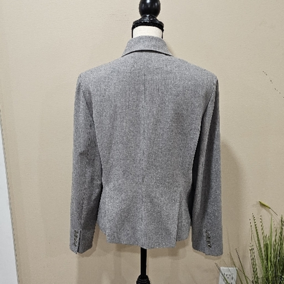 Ralph lauren Gray Wool button front blazer Jacket - Picture 2 of 10